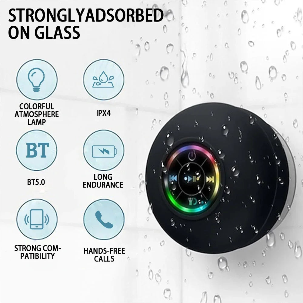Mini Bluetooth Waterproof Speaker for Shower