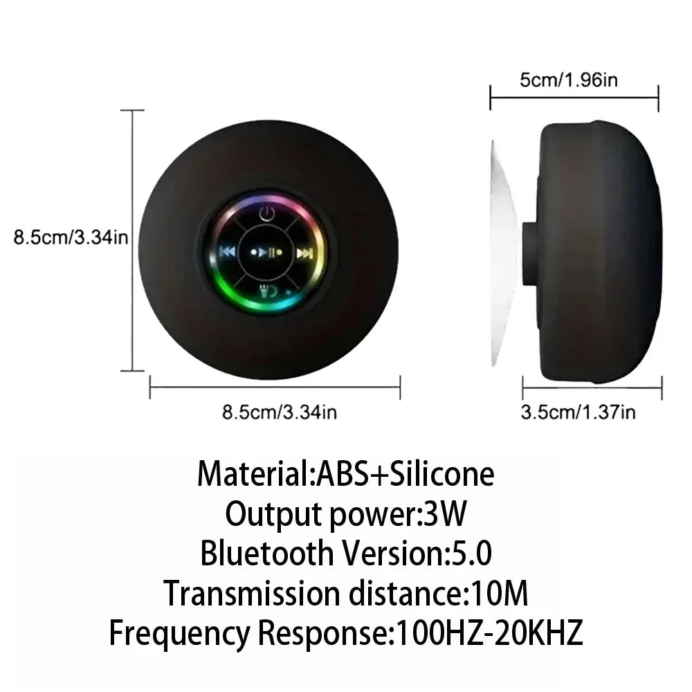 Mini Bluetooth Waterproof Speaker for Shower