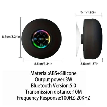 Mini Bluetooth Waterproof Speaker for Shower