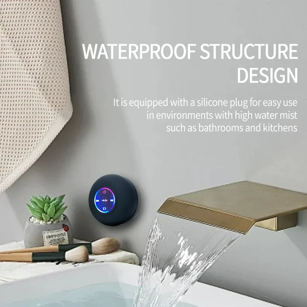 Mini Bluetooth Waterproof Speaker for Shower